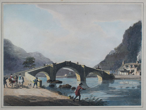 Paul Sandby: Bridge at Llanrwst